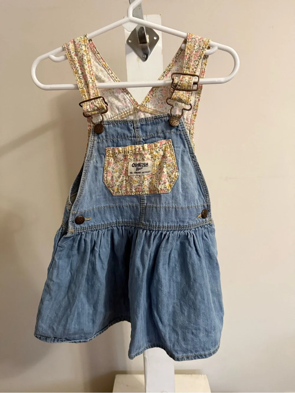 Oshkosh B’Gosh Denim and Floral Jumper